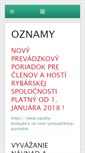 Mobile Screenshot of naryby-komjatice.sk